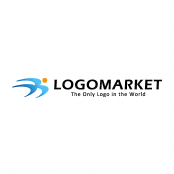鳥と風と飛翔のロゴ