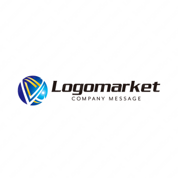 Vとリンクとスピードのロゴ