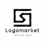 Sとsと正方形のロゴ