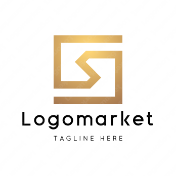 Sとsと正方形のロゴ
