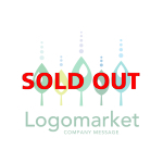 若葉と雫と癒しのロゴ