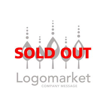 若葉と雫と癒しのロゴ