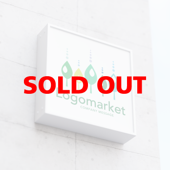 若葉と雫と癒しのロゴ