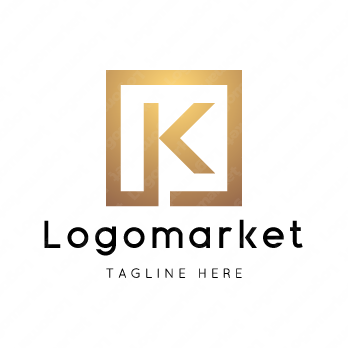 Kとkと正方形のロゴ