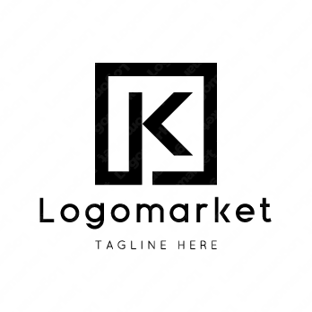 Kとkと正方形のロゴ