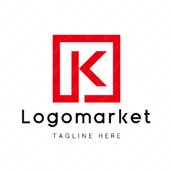 Kとkと正方形のロゴ