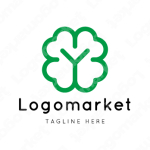 Yと四つ葉とクローバーのロゴ