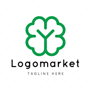 Yと四つ葉とクローバーのロゴ