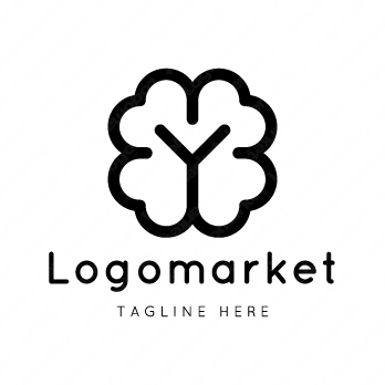 Yと四つ葉とクローバーのロゴ