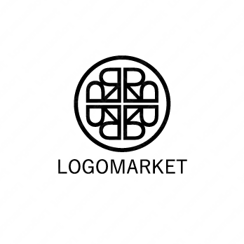 家紋とエンブレムと「R」のロゴ