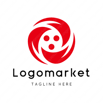 人と輪と正円 のロゴ