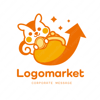 発展と可愛いと価値のロゴ