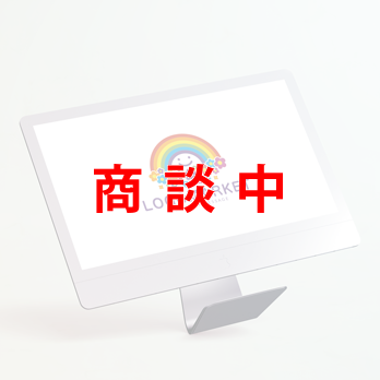 虹と花と笑顔のロゴ