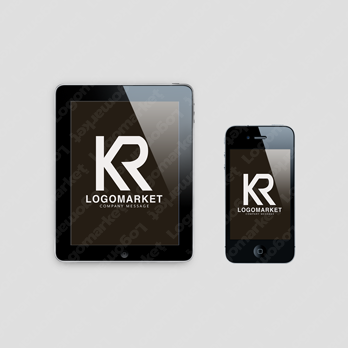 KとRとシンプルのロゴ