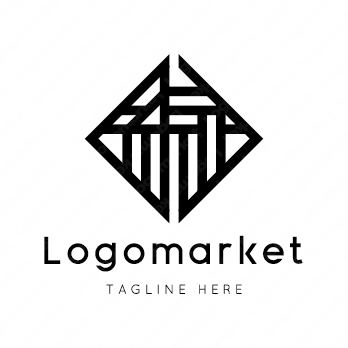 縁と家紋と文字紋のロゴ