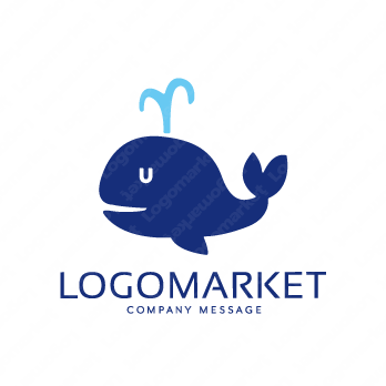 Uとクジラとかわいいのロゴ