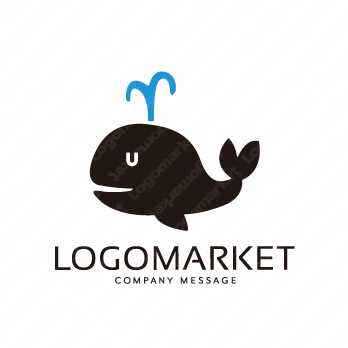 Uとクジラとかわいいのロゴ