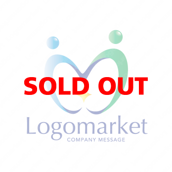 Mとインフィニティと人のロゴ