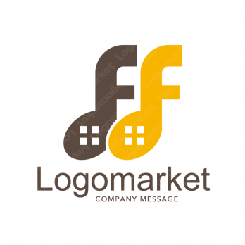 Fと音符とスクールのロゴ