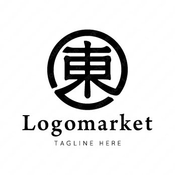 東と家紋と印鑑のロゴ