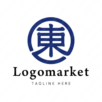 東と家紋と印鑑のロゴ