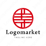 美と家紋と文字紋のロゴ