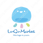 クラゲと海月とかわいいのロゴ