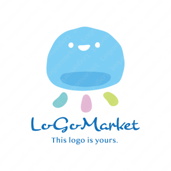 クラゲと海月とかわいいのロゴ
