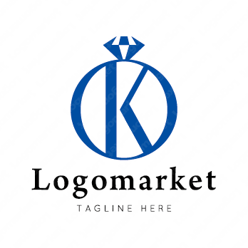 Kとkと指輪のロゴ