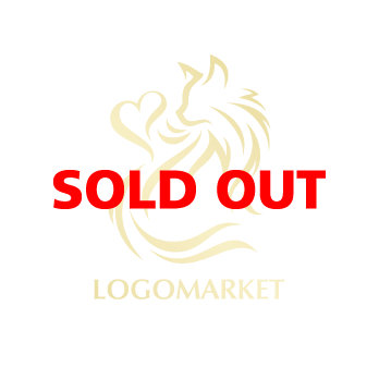 ネコとキャットと豪華のロゴ