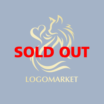 ネコとキャットと豪華のロゴ