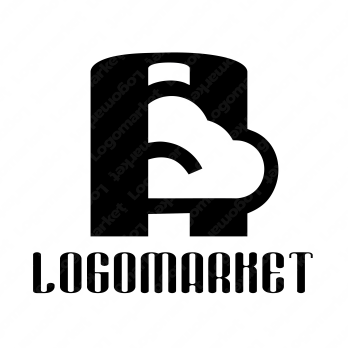 Aと雲とアルファベットのロゴ
