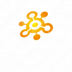 太陽と宇宙と先進的のロゴ