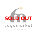 Mとmと球体のロゴ