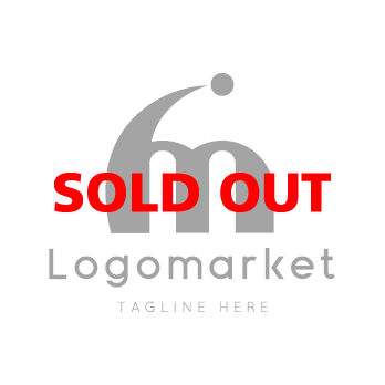 Mとmと球体のロゴ