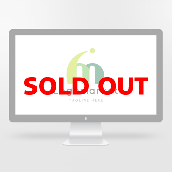 Mとmと球体のロゴ