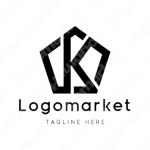 Kとkと菱形のロゴ