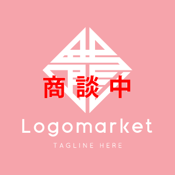 龍と家紋と文字紋のロゴ