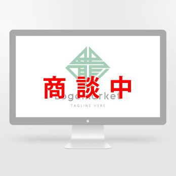 龍と家紋と文字紋のロゴ