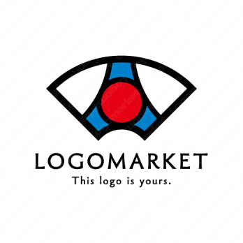 日本と和風と扇のロゴ