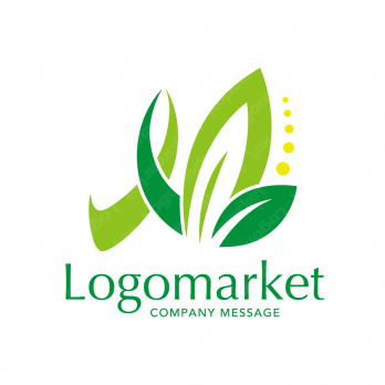 Mと生命力と健やかさのロゴ