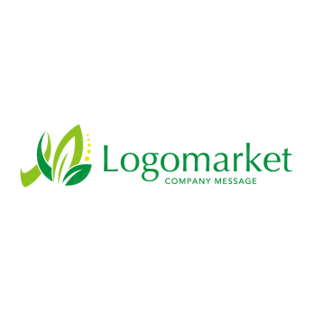 Mと生命力と健やかさのロゴ