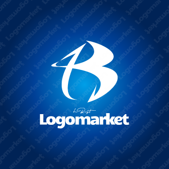 Bとスピード感と力強いのロゴ