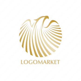 鷲とイーグルと上昇のロゴ