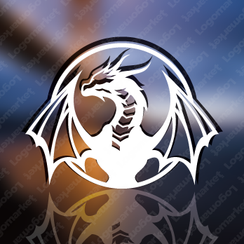 竜とドラゴンと翼のロゴ