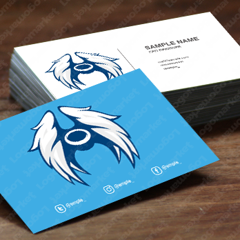 天使と羽と翼のロゴ