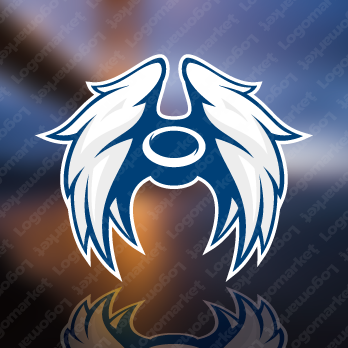 天使と羽と翼のロゴ