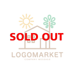 家と自然と癒やしのロゴ