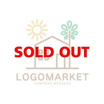 家と自然と癒やしのロゴ