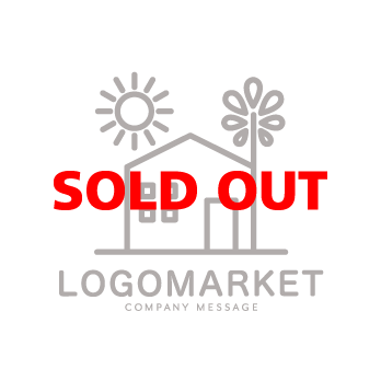 家と自然と癒やしのロゴ